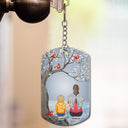 I'll Carry You - Memorial Gift For Family, Siblings, Friends - Personalized Aluminum Keychain