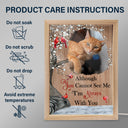 Photo personnalisée « Je suis toujours avec toi » - Cadeau commémoratif pour la famille et les amis - Cadre photo personnalisé avec boîte lumineuse