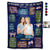 Custom Photo 10 Reasons Why You Are My Bestie - Holiday, Birthday, Loving Gift For Friends, Colleagues - Personalized Fleece Blanket