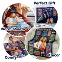 Custom Photo 10 Reasons Why You Are My Bestie - Holiday, Birthday, Loving Gift For Friends, Colleagues - Personalized Fleece Blanket