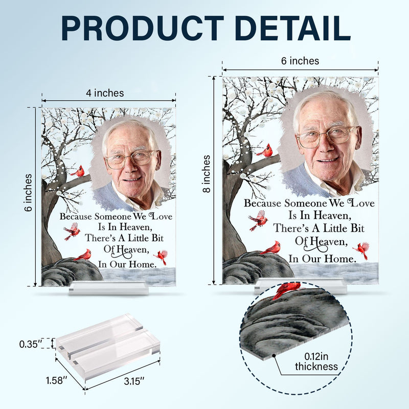 Custom Photo I'm Always With You - Memorial Gift For Family, Friends - Personalized Vertical Rectangle Acrylic Plaque