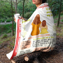 Inside This Blanket Is A Piece Of My Heart - Birthday, Loving Gift For Mother, Daughter, Aunt, Niece - Personalized Fleece Blanket