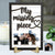 Custom Photo My Missing Piece - Gift For Old Couples, Husband, Wife - Personalized 2-Layered Wooden Plaque With Stand