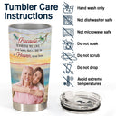 Custom Photo I'm Always With You Lake Pier - Loving, Memorial Gift For Family, Siblings, Friends - Personalized Tumbler