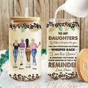You Are Awesome So This Is Your Reminder - Birthday, Loving Gift For Gift For Daughter, Granddaughter, Girl - Personalized Clear Glass Can