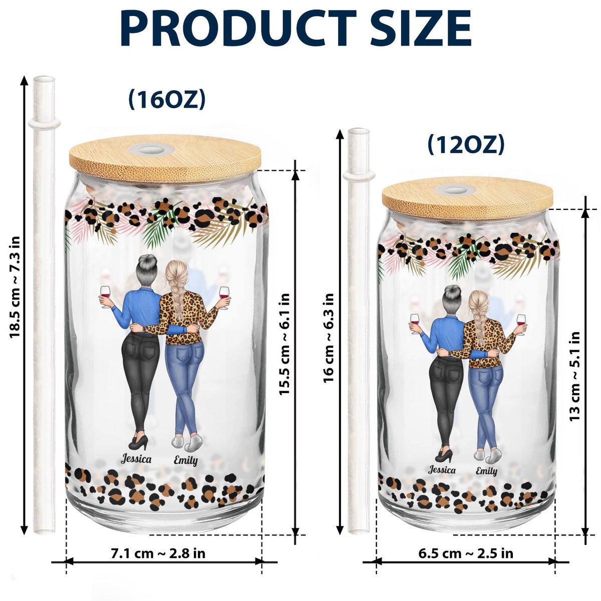 You Are Awesome So This Is Your Reminder - Birthday, Loving Gift For Gift For Daughter, Granddaughter, Girl - Personalized Clear Glass Can