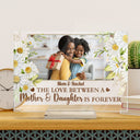 Custom Photo Mother And Daughters Forever Linked Together - Birthday, Loving Gift For Mom, Mum, Nana - Personalized Horizontal Rectangle Acrylic Plaque