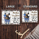 Mother & Daughters A Bond That Can't Be Broken - Gift For Mom, Mother, Grandma - Personalized 2-Layered Wooden Plaque With Stand