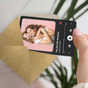 Custom Photo Song - Birthday, Loving Gift For Mom, Grandma, Mum, Nana - Personalized Aluminum Wallet Card