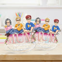 Mother And Daughter Son From The Star - Birthday, Loving Gift For Mom, Mum - Personalized Acrylic Shaking Stand