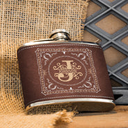 Flasque personnalisée style cowboy avec monogramme – Cadeau d'anniversaire pour papa, grand-père, frère, homme