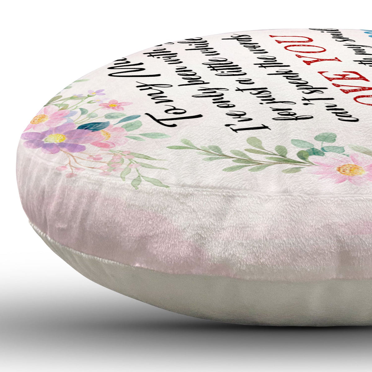 Custom Photo I've Been With You For Just A Little While - Gift For Baby, Newborn, New Mom - Personalized Heart Shaped Pillow