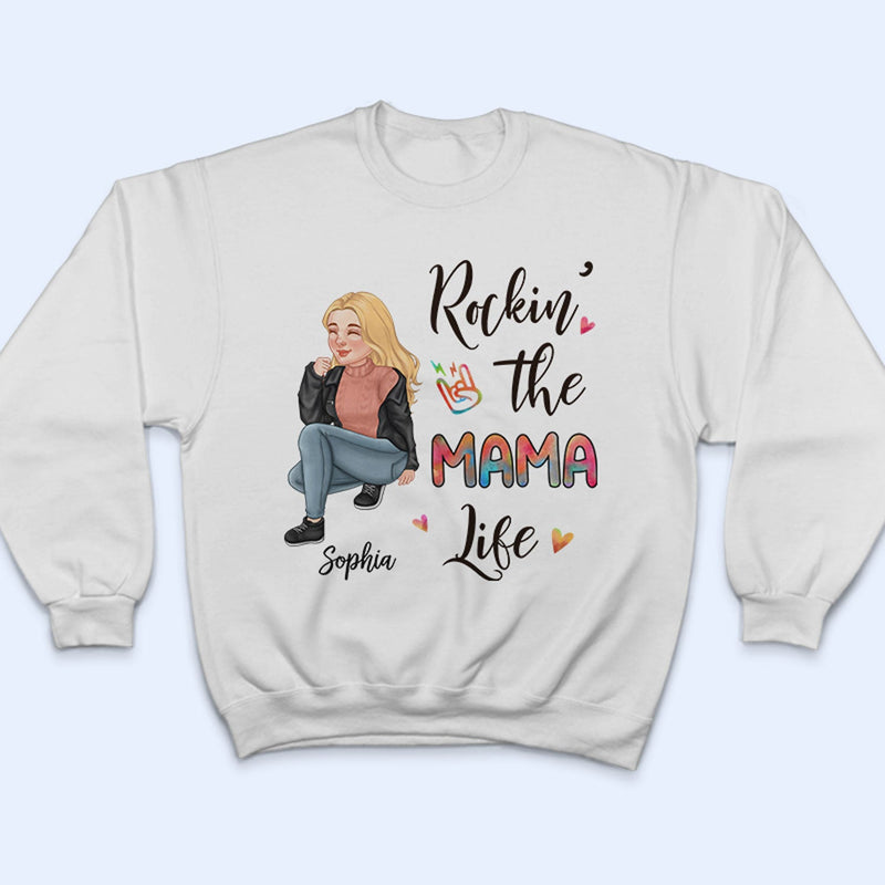Rockin' The Nana Life - Gift For Grandma, Mom - Personalized T Shirt