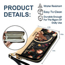 Black Mom - Cadeau pour maman, maman, maman - Portefeuille long en cuir personnalisé