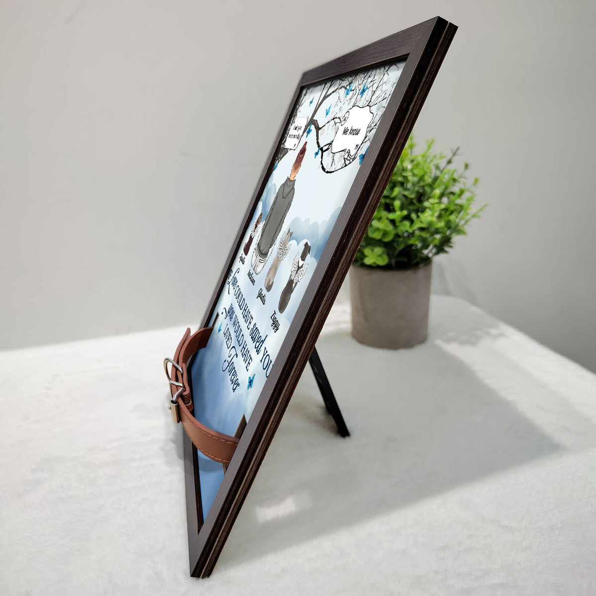 If Love Could Have Saved You - Memorial, Sympathy Gift For Dog Owners, Cat Lovers - Personalized Rectangle Pet Loss Sign, Collar Frame