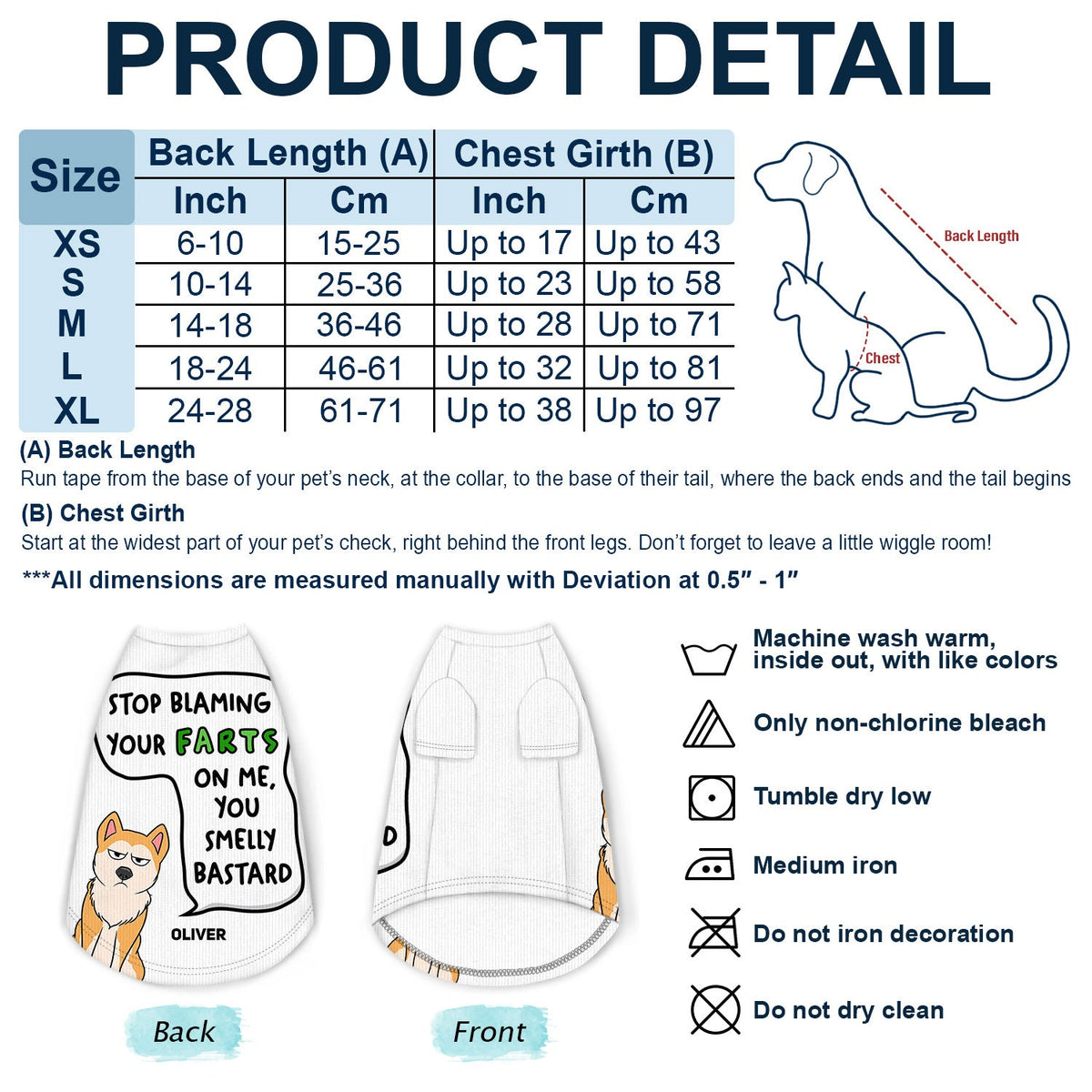 Stop Blaming Your Farts On Me - Funny Gift For Dad, Dog Father, Pet Lover - Personalized Pet Shirt