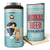 I Just Want To Drink Beer And Hang With My Dogs - Personalized 4 In 1 Can Cooler Tumbler