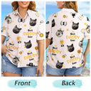 Trophée photo personnalisé « Meilleur papa de chien de tous les temps » - T-shirt hawaïen personnalisé