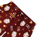 Trophée photo personnalisé « Meilleur papa de tous les temps » - Short de plage unisexe personnalisé