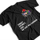 Papa marche avec ses enfants, on t'aime tous les jours - T-shirt personnalisé