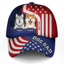Stars And Stripes Dog Dad Pet Father - Personalized Classic Cap