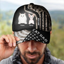 Stars And Stripes Dog Dad Pet Father - Personalized Classic Cap
