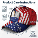 Stars And Stripes Dog Dad Pet Father - Personalized Classic Cap