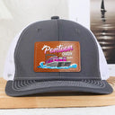 Boating Pontoon Captain Queen - Personalized Leather Patch Hat