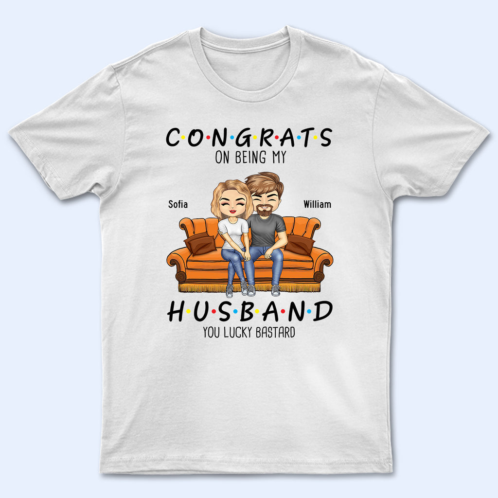 Congrats On Being My Boyfriend, You Lucky Bastard - Personalized Gifts —  GearLit
