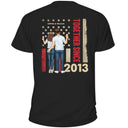 Couple avec étoiles et rayures ensemble depuis - Cadeau d'anniversaire pour couple, conjoint, mari, femme - T-shirt personnalisé