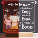 Back Couple The Day I Met You I Have Found The One - Birthday, Loving, Anniversary Gift For Spouse, Husband, Wife, Couple - Personalized 3D Led Light Wooden Base