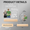 Back Couple The Day I Met You I Have Found The One - Birthday, Loving, Anniversary Gift For Spouse, Husband, Wife, Couple - Personalized 3D Led Light Wooden Base