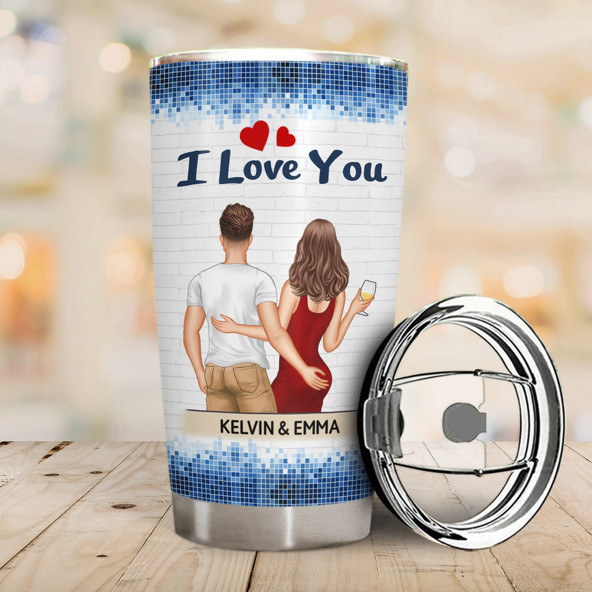 Thanks For All The Orgasms Backside - Anniversary, Funny Gift For Couples, Family - Personalized Tumbler