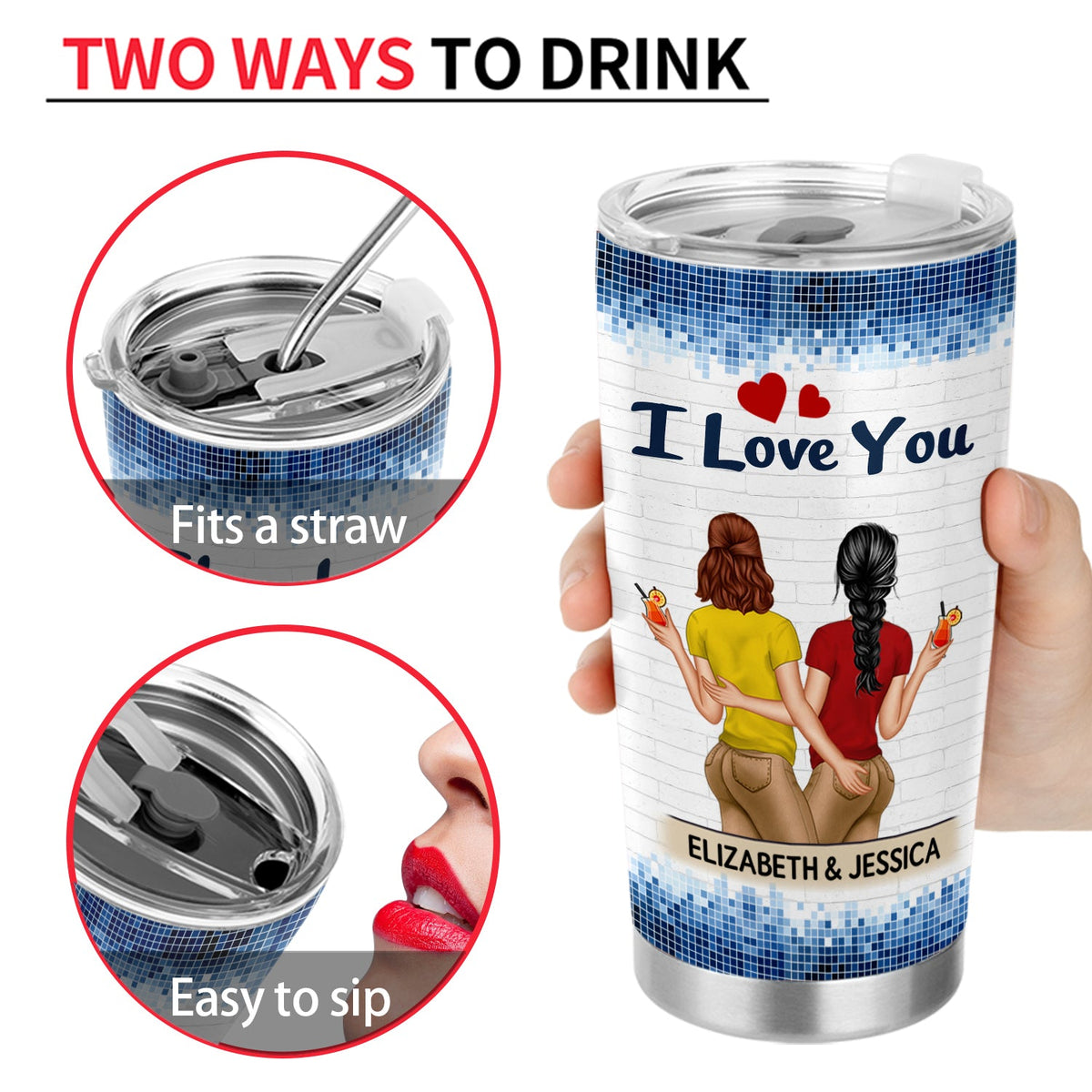 Thanks For All The Orgasms Backside - Anniversary, Funny Gift For Couples, Family - Personalized Tumbler