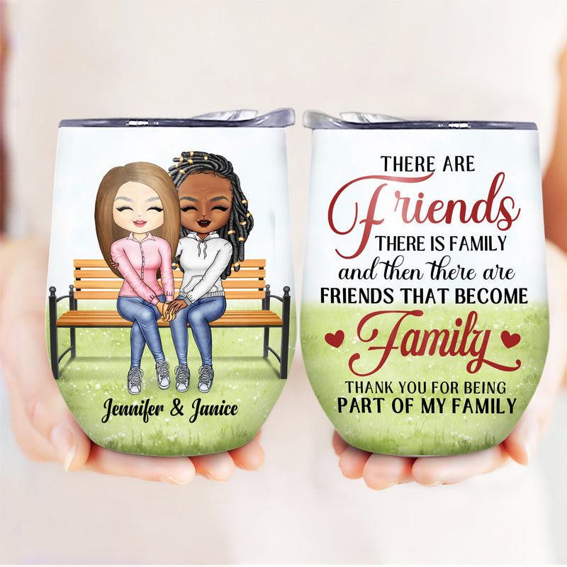 To My Old Friend Because Of You I Laugh A Little Harder - Birthday, Anniversary, Loving Gift For Woman, Bestie, Sister - Personalized Wine Tumbler