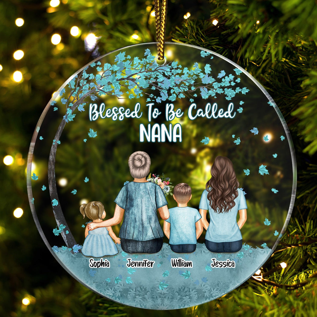 Blessed To Be Call Nana - Christmas Gift For Grandma, Mom, Mother - Pe ...