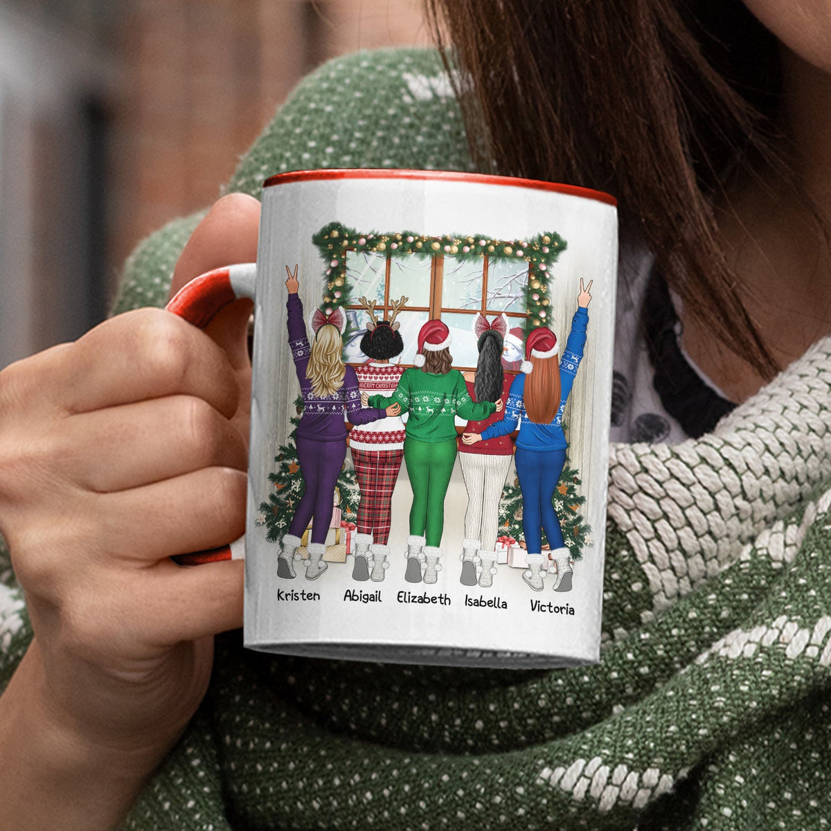 My Sister Has An Awesome Sister True Story - Christmas Gift For Girl, Bestie, Family - Personalized Accent Mug
