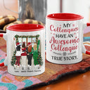 My Sister Has An Awesome Sister True Story - Christmas Gift For Girl, Bestie, Family - Personalized Accent Mug