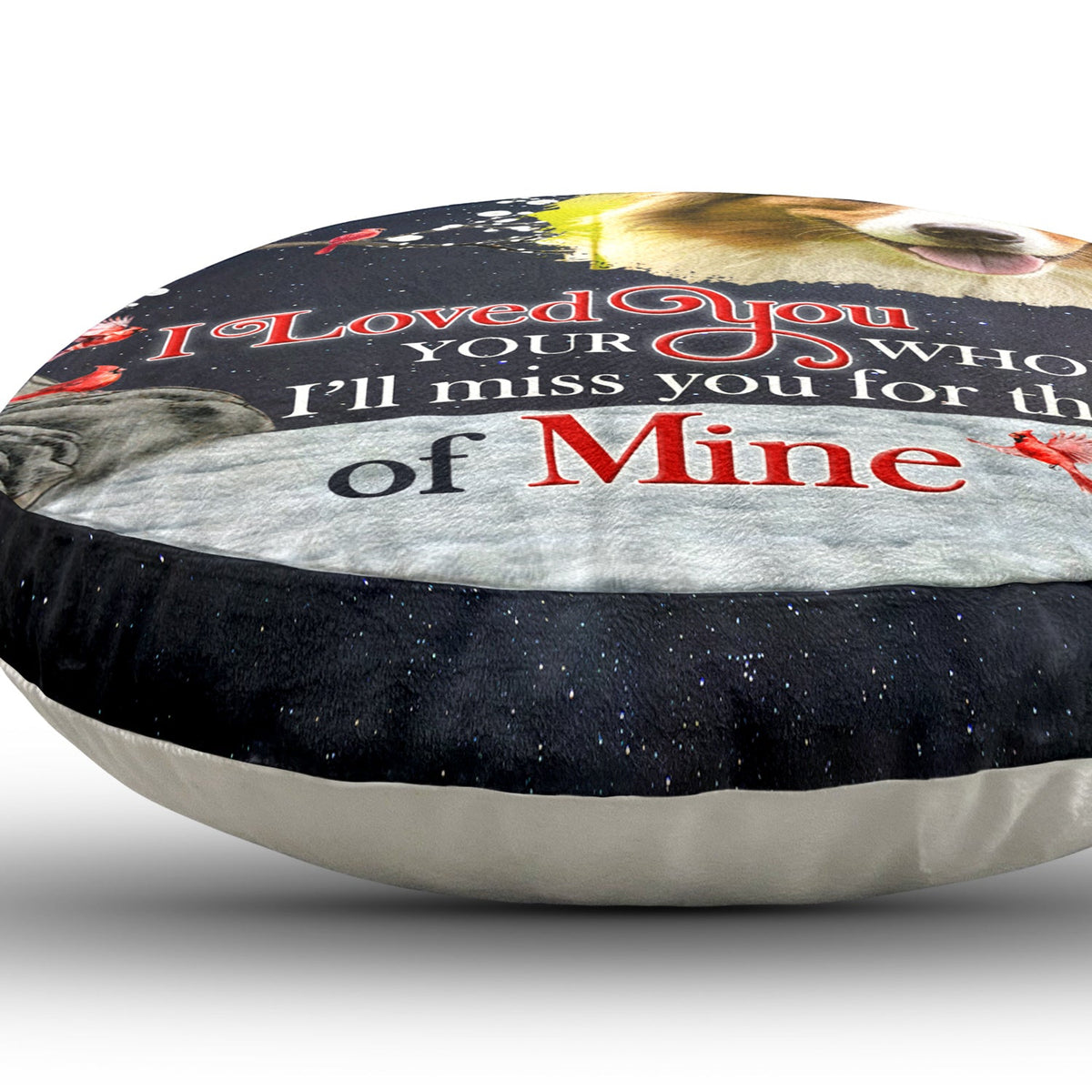 Custom Photo If Love Could Have Saved You - Memorial Gift For Family, Friends, Pet Lovers - Personalized Round Pillow