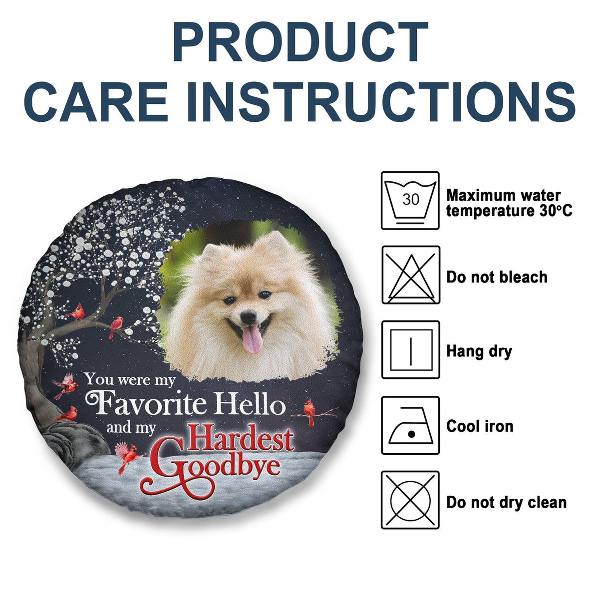 Custom Photo If Love Could Have Saved You - Memorial Gift For Family, Friends, Pet Lovers - Personalized Round Pillow