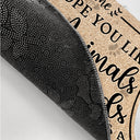 Flat Art Hope You Like Animals And Kids - Anniversary, Birthday, Home Decor Gift For Couple, Family - Personalized Doormat