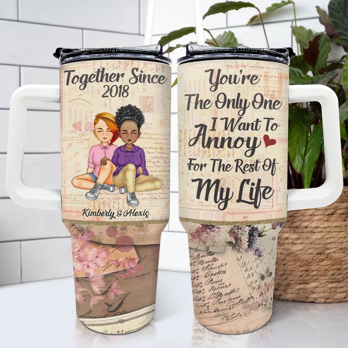 I Want To Annoy For The Rest Of My Life - Gift For Couples - Personali ...