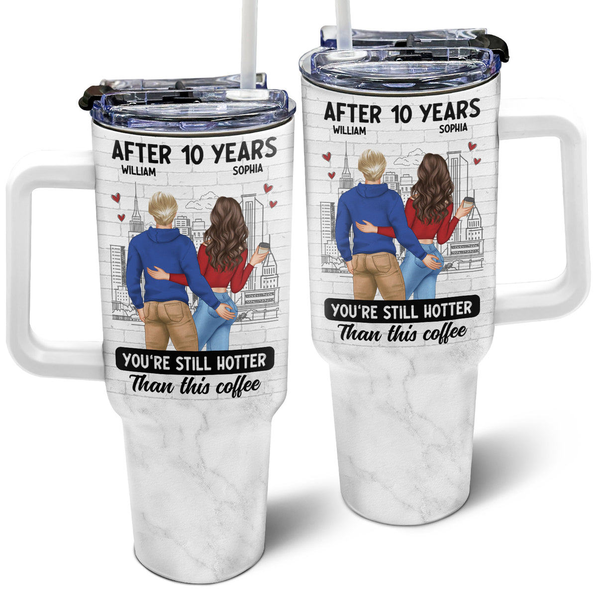 Thirsty Girl Printed Tumbler 40oz