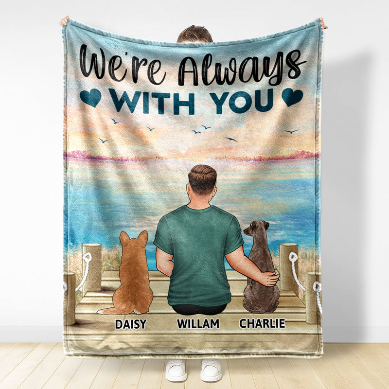 A Bond That Can't Be Broken - Gift For Dog Lovers, Dog Mom, Dog Dad - Personalized Fleece Blanket