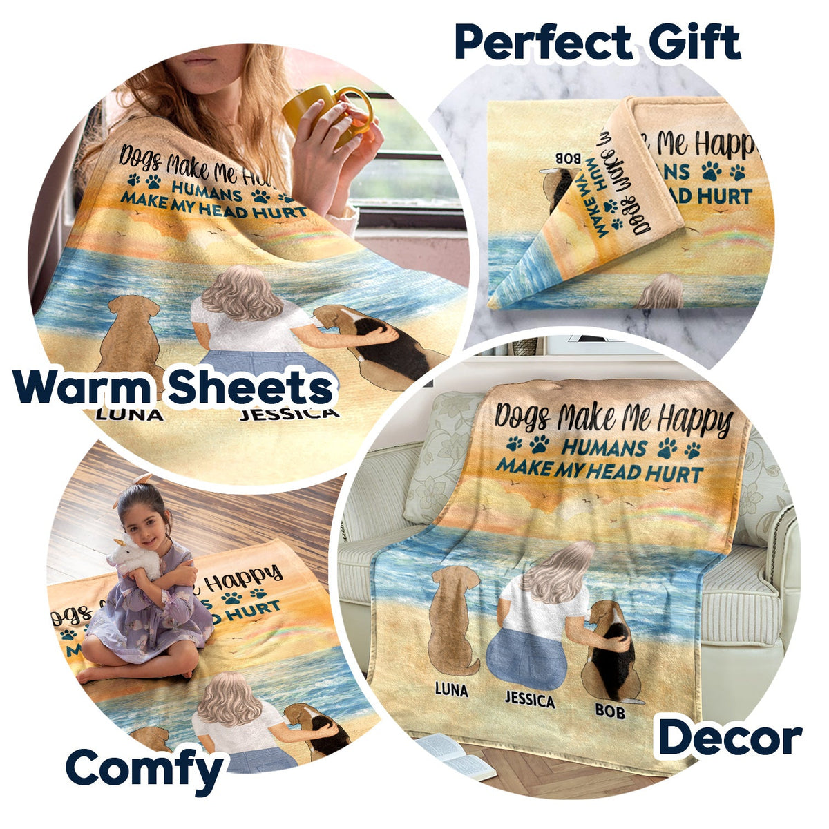 A Bond That Can't Be Broken - Gift For Dog Lovers, Dog Mom, Dog Dad - Personalized Fleece Blanket