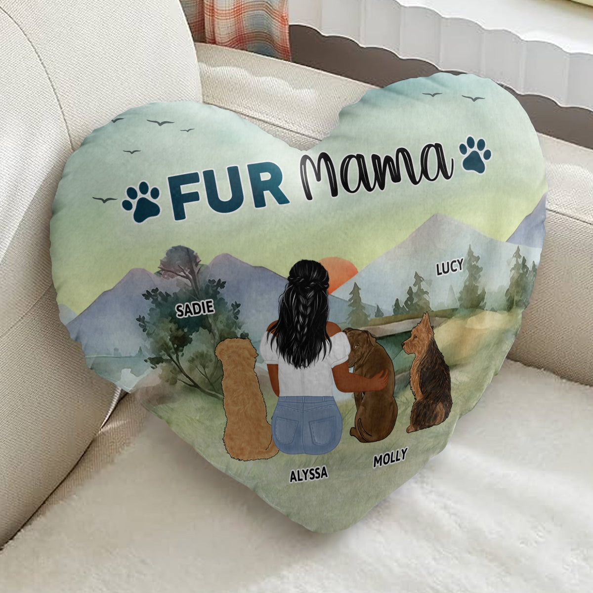 A Bond That Can't Be Broken - Gift For Dog Lovers, Dog Mom, Dog Dad - Personalized Heart Shaped Pillow