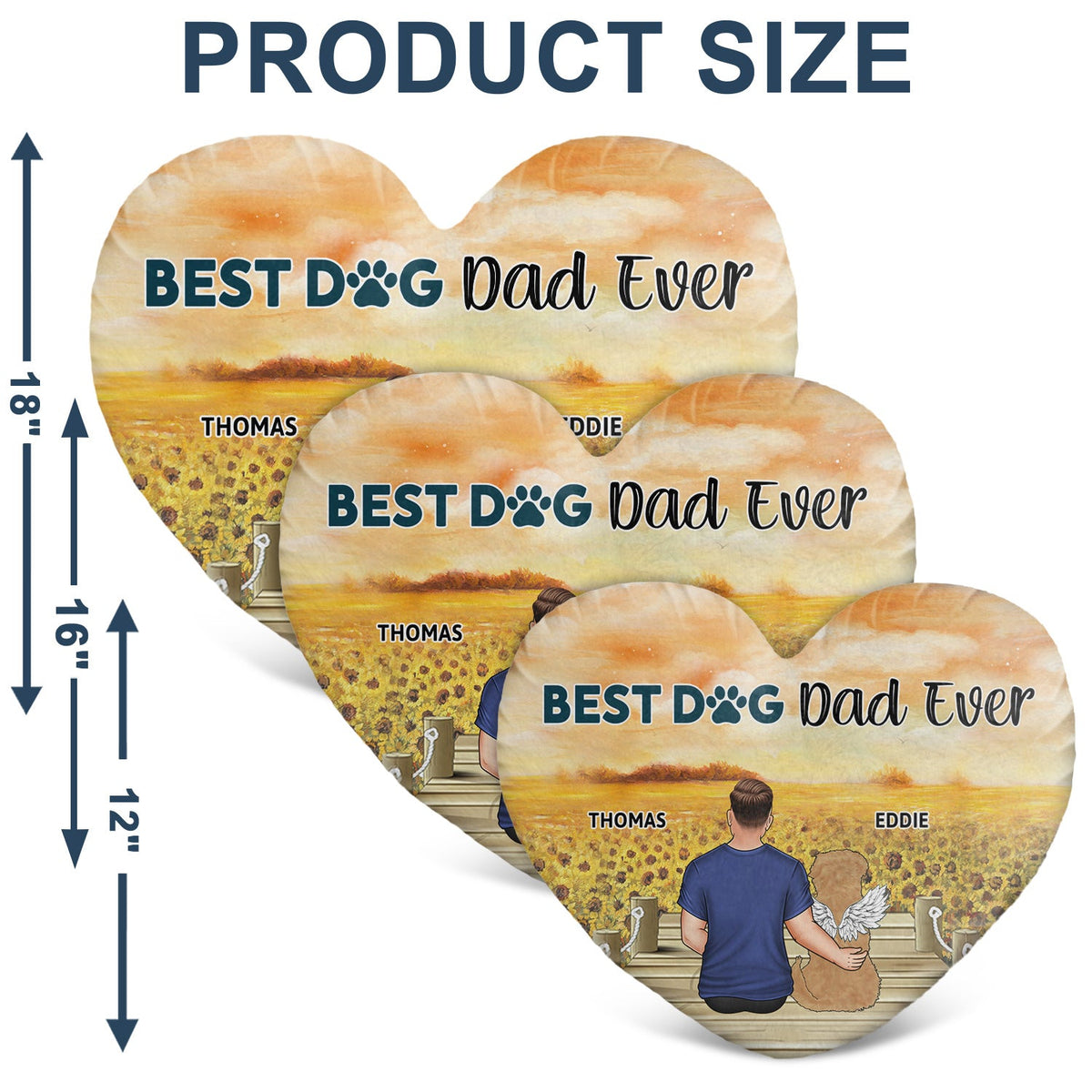 A Bond That Can't Be Broken - Gift For Dog Lovers, Dog Mom, Dog Dad - Personalized Heart Shaped Pillow