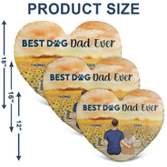 A Bond That Can't Be Broken - Gift For Dog Lovers, Dog Mom, Dog Dad - Personalized Heart Shaped Pillow