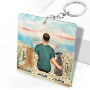A Bond That Can't Be Broken - Gift For Dog Lovers, Dog Mom, Dog Dad - Personalized Acrylic Keychain