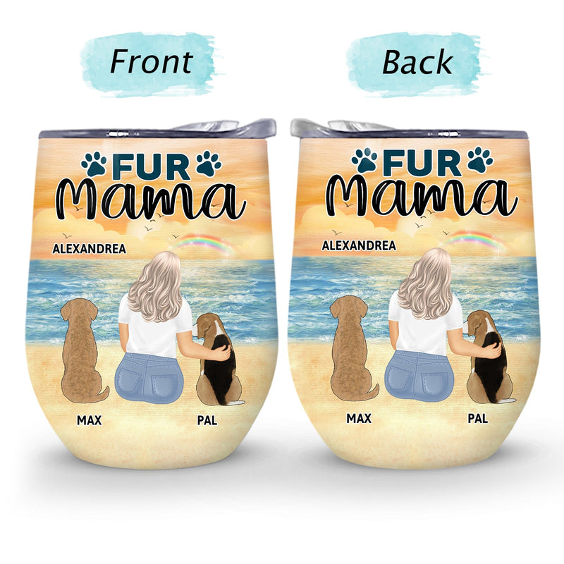 A Bond That Can't Be Broken - Gift For Dog Lovers, Dog Mom, Dog Dad - Personalized Wine Tumbler